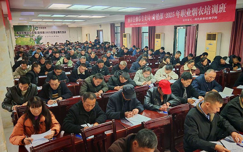 烟农集中培训。