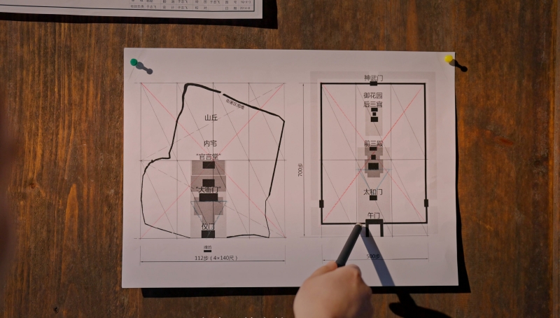 唐崖土司城中轴线布局与故宫类似。