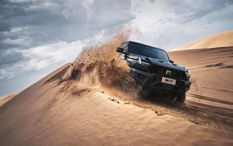 东风猛士917创造了八项“中国第一”。