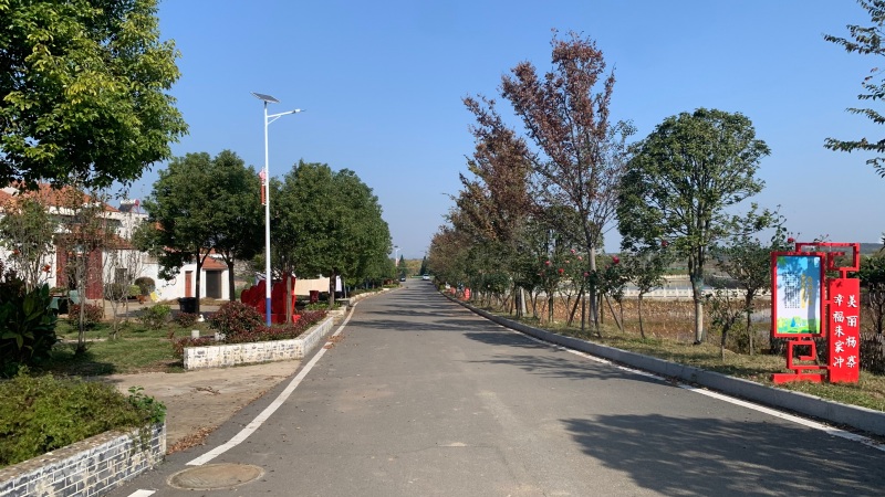 杨寨镇朱新街村环境焕然一新。