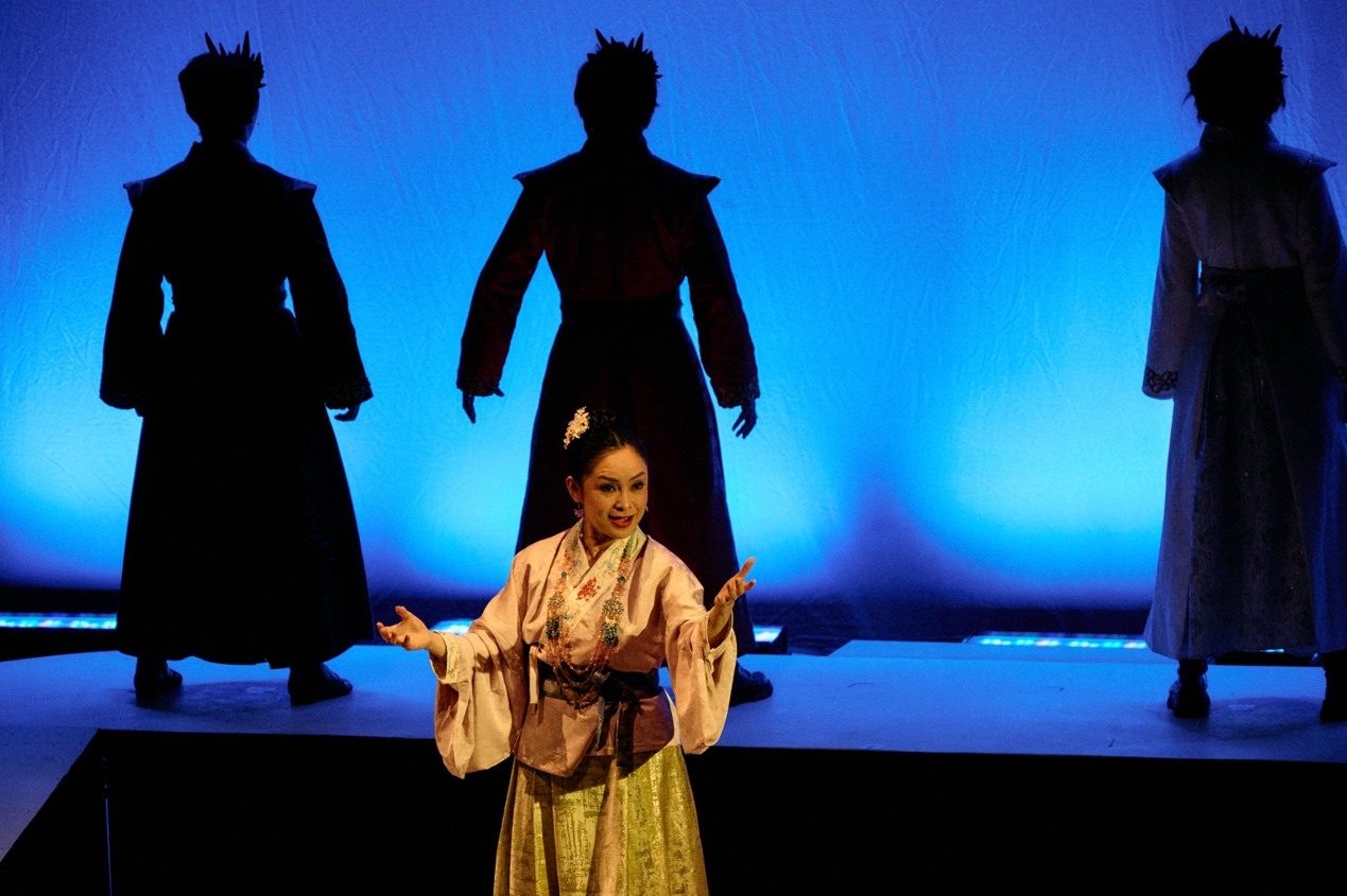 《哪吒》音乐剧演出现场。杨浩鹏摄