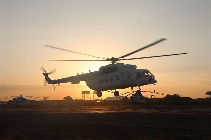 春节期间分队执行任务起飞。黄浩摄