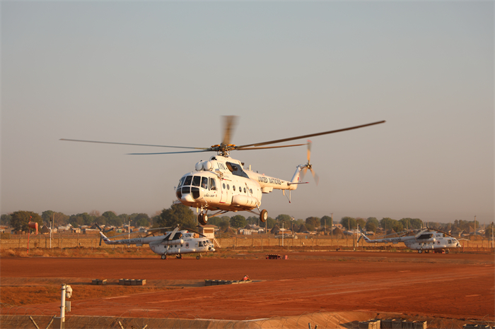 春节期间分队执行任务起飞。黄浩摄