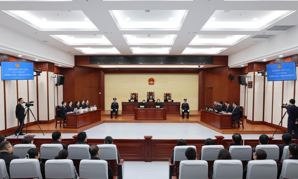 现场图。（陕西省渭南市中级人民法院供图）